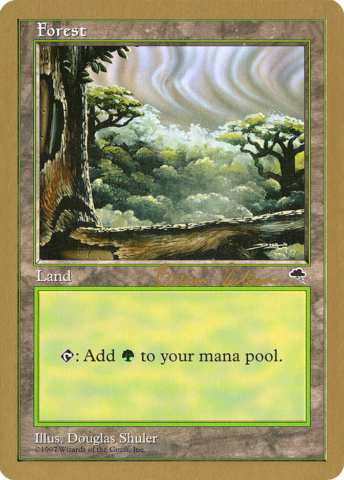 Forest (bs349) (Brian Selden) [World Championship Decks 1998] | Exor Games Truro