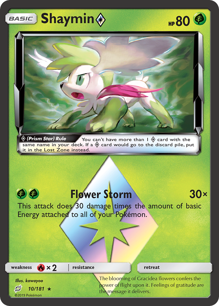 Shaymin (10/181) (Prism Star) [Sun & Moon: Team Up] | Exor Games Truro