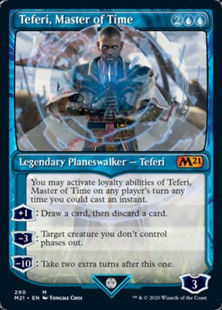 Teferi, Master of Time (Showcase) (290) [Core Set 2021] | Exor Games Truro