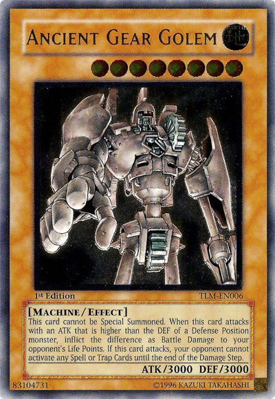 Ancient Gear Golem [TLM-EN006] Ultimate Rare | Exor Games Truro