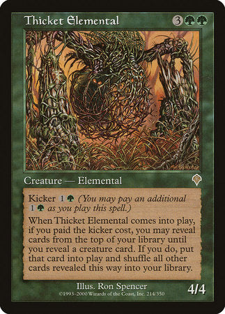 Thicket Elemental [Invasion] | Exor Games Truro