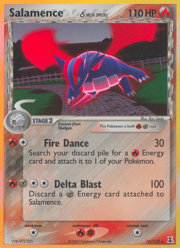 Salamence (14/113) (Delta Species) [EX: Delta Species] | Exor Games Truro