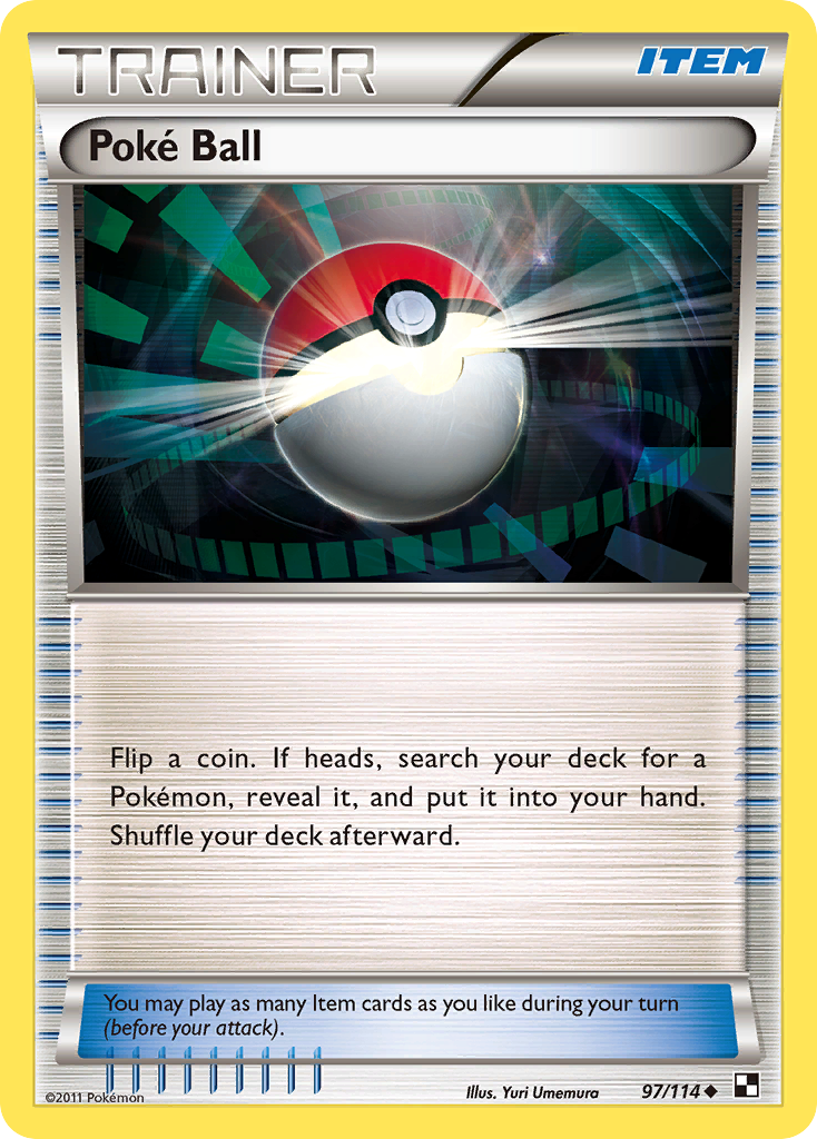 Poke Ball (97/114) [Black & White: Base Set] | Exor Games Truro