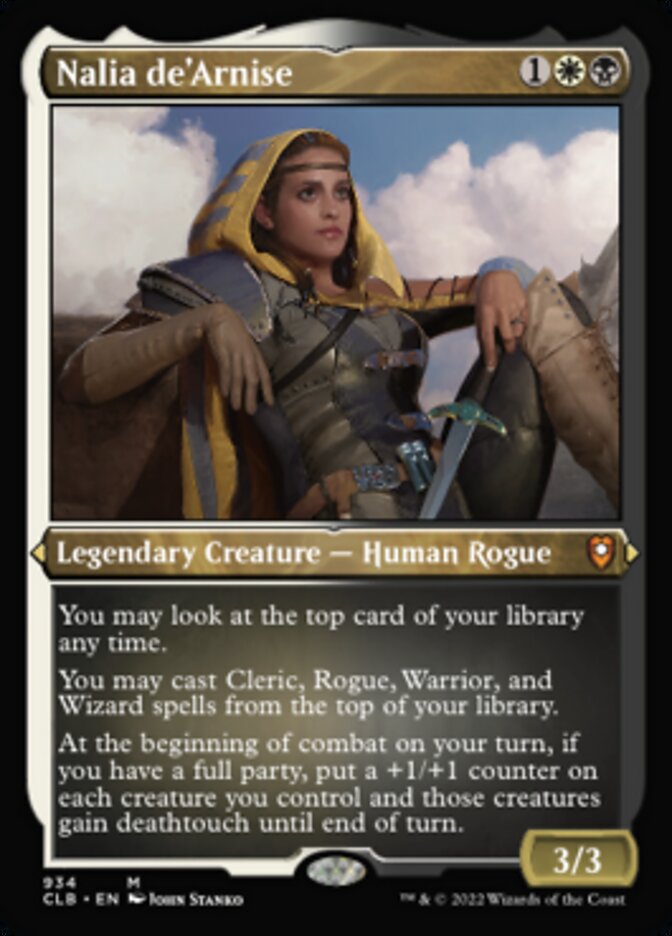 Nalia de'Arnise (Display Commander) (Foil Etched) [Commander Legends: Battle for Baldur's Gate] | Exor Games Truro