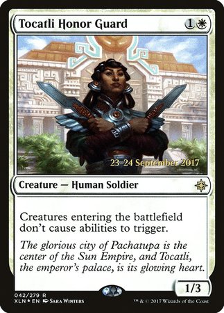 Tocatli Honor Guard [Ixalan Promos] | Exor Games Truro