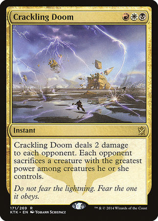 Crackling Doom [Khans of Tarkir] | Exor Games Truro