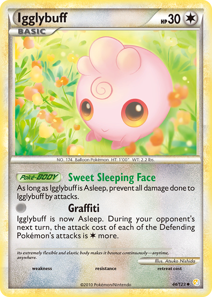 Igglybuff (44/123) [HeartGold & SoulSilver: Base Set] | Exor Games Truro