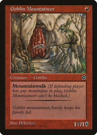 Goblin Mountaineer [Portal Second Age] | Exor Games Truro