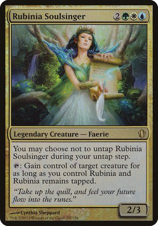 Rubinia Soulsinger (Commander 2013) [Commander 2013 Oversized] | Exor Games Truro