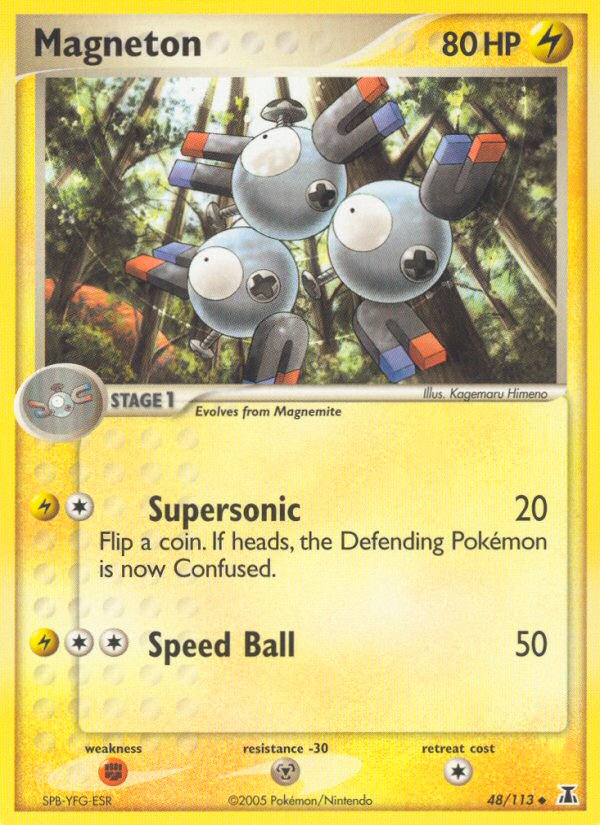 Magneton (48/113) [EX: Delta Species] | Exor Games Truro