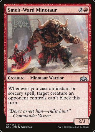 Smelt-Ward Minotaur [Guilds of Ravnica] | Exor Games Truro