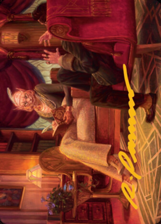Phabine, Boss's Confidant Art Card (Gold-Stamped Signature) [Streets of New Capenna Art Series] | Exor Games Truro