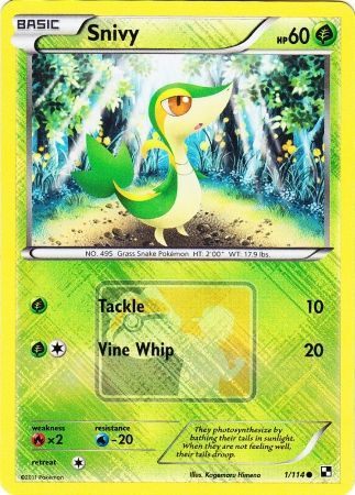 Snivy (1/114) (League Promo) [Black & White: Base Set] | Exor Games Truro