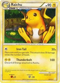 Raichu (10/123) (Cracked Ice Holo) [HeartGold & SoulSilver: Base Set] | Exor Games Truro