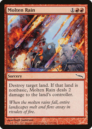 Molten Rain [Mirrodin] | Exor Games Truro