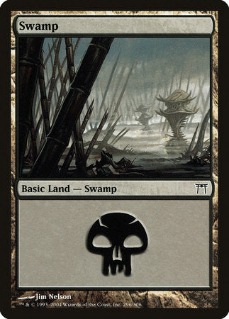 Swamp (296) [Champions of Kamigawa] | Exor Games Truro
