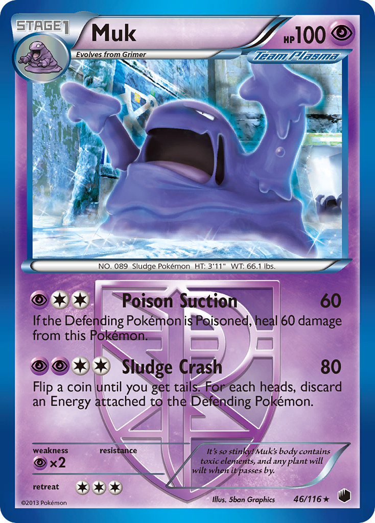 Muk (46/116) [Black & White: Plasma Freeze] | Exor Games Truro