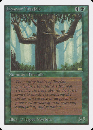 Ironroot Treefolk [Unlimited Edition] | Exor Games Truro