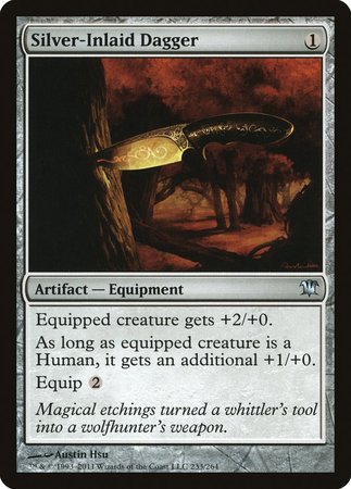 Silver-Inlaid Dagger [Innistrad] | Exor Games Truro