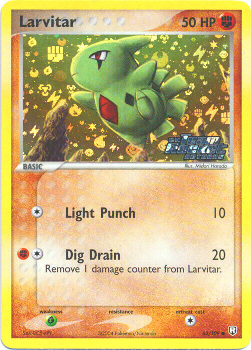 Larvitar (63/109) (Stamped) [EX: Team Rocket Returns] | Exor Games Truro