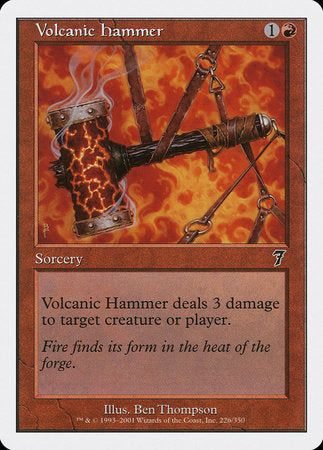 Volcanic Hammer [Seventh Edition] | Exor Games Truro