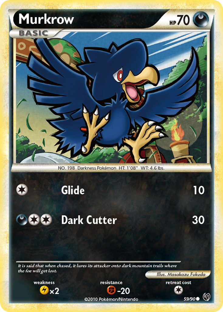 Murkrow (59/90) [HeartGold & SoulSilver: Undaunted] | Exor Games Truro