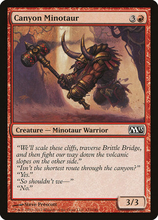 Canyon Minotaur [Magic 2013] | Exor Games Truro