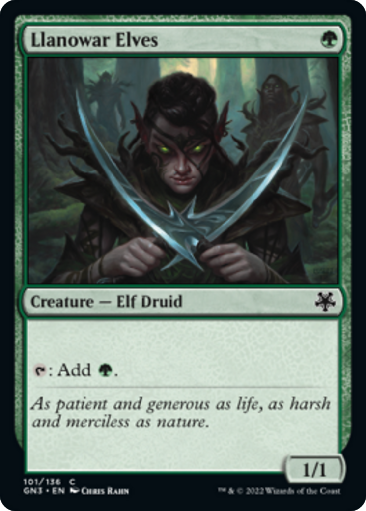 Llanowar Elves [Game Night: Free-for-All] | Exor Games Truro