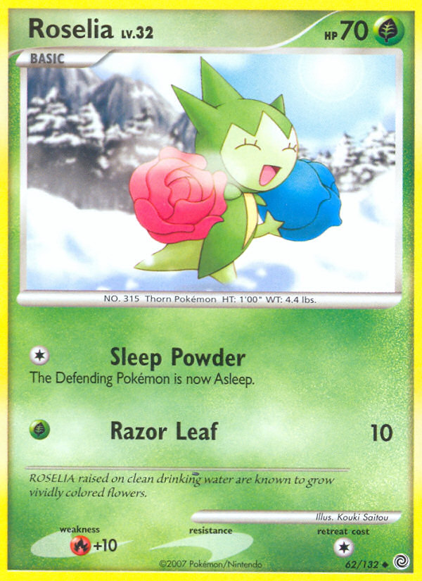 Roselia (62/132) [Diamond & Pearl: Secret Wonders] | Exor Games Truro
