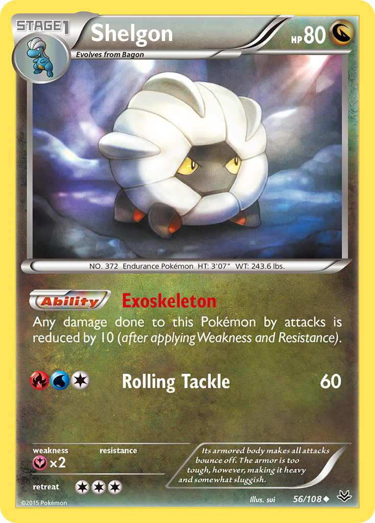 Shelgon (56/108) [XY: Roaring Skies] | Exor Games Truro