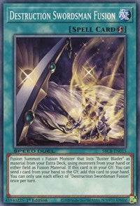 Destruction Swordsman Fusion [SBCB-EN015] Common | Exor Games Truro