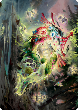 Go-Shintai of Life's Origin Art Card [Kamigawa: Neon Dynasty Art Series] | Exor Games Truro