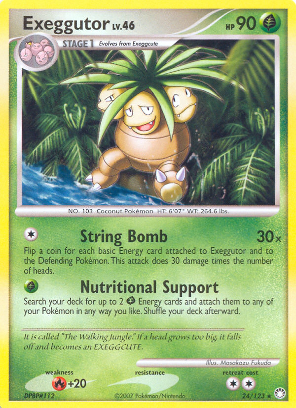 Exeggutor (24/123) [Diamond & Pearl: Mysterious Treasures] | Exor Games Truro