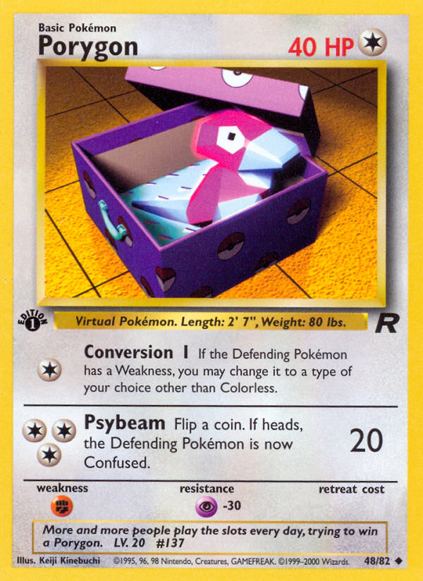 Porygon (48/82) [Team Rocket 1st Edition] | Exor Games Truro