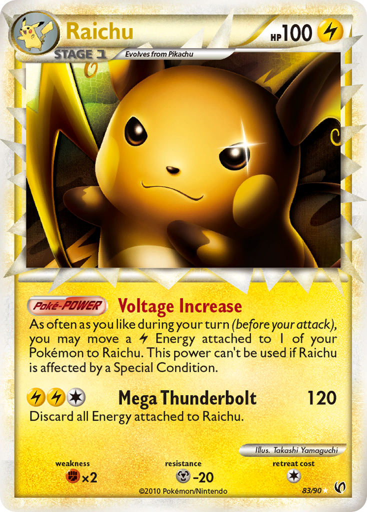 Raichu (83/90) [HeartGold & SoulSilver: Undaunted] | Exor Games Truro