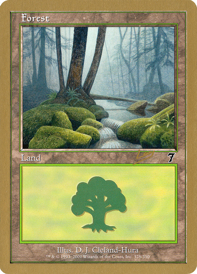 Forest (rl328) (Raphael Levy) [World Championship Decks 2002] | Exor Games Truro