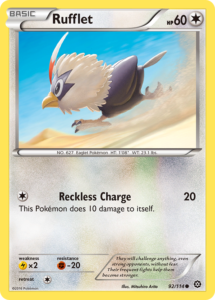 Rufflet (92/114) [XY: Steam Siege] | Exor Games Truro