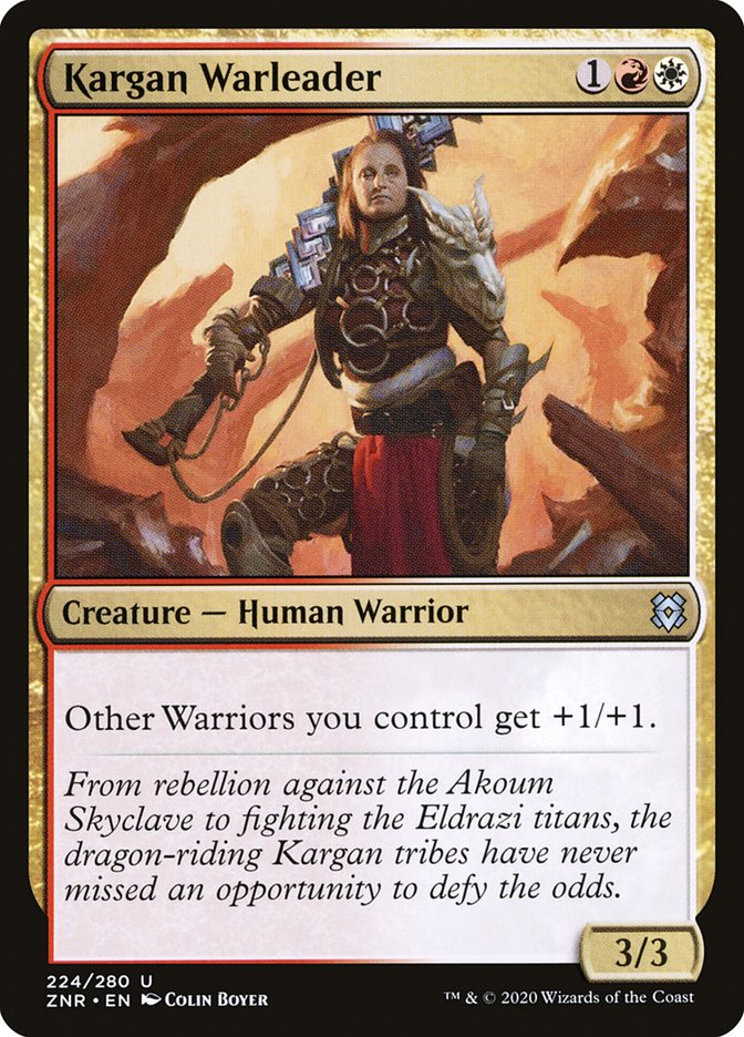 Kargan Warleader [Zendikar Rising] | Exor Games Truro