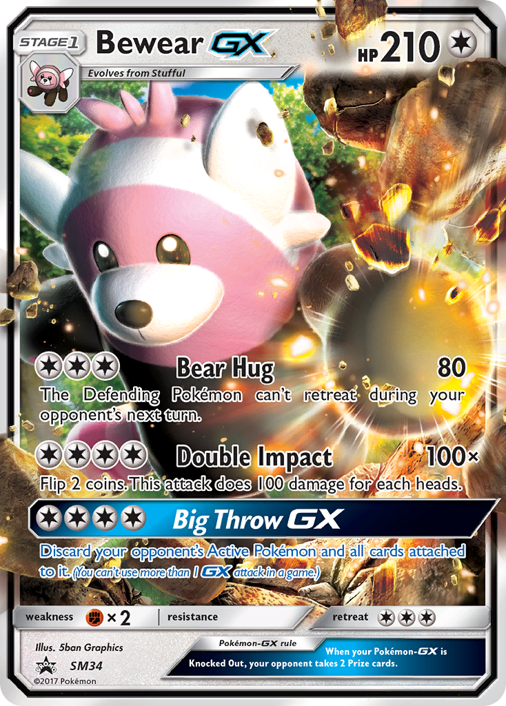 Bewear GX (SM34) [Sun & Moon: Black Star Promos] | Exor Games Truro