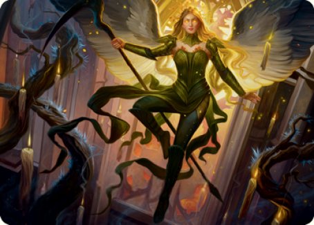 Sigarda, Champion of Light Art Card [Innistrad: Midnight Hunt Art Series] | Exor Games Truro