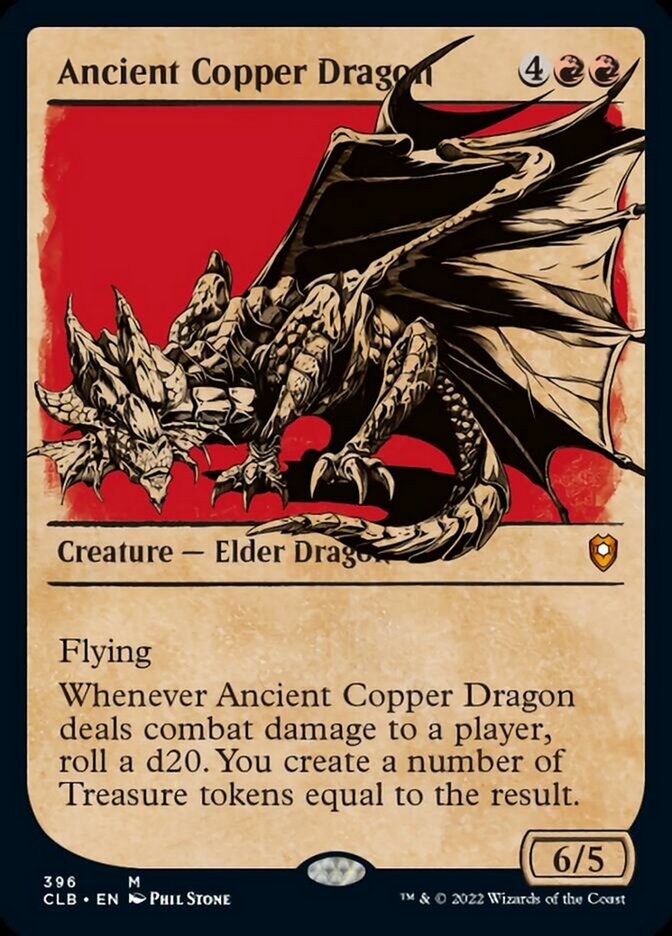 Ancient Copper Dragon (Showcase) [Commander Legends: Battle for Baldur's Gate] | Exor Games Truro