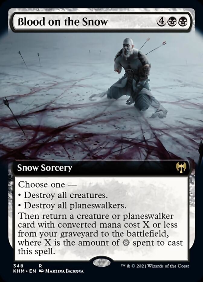 Blood on the Snow (Extended Art) [Kaldheim] | Exor Games Truro