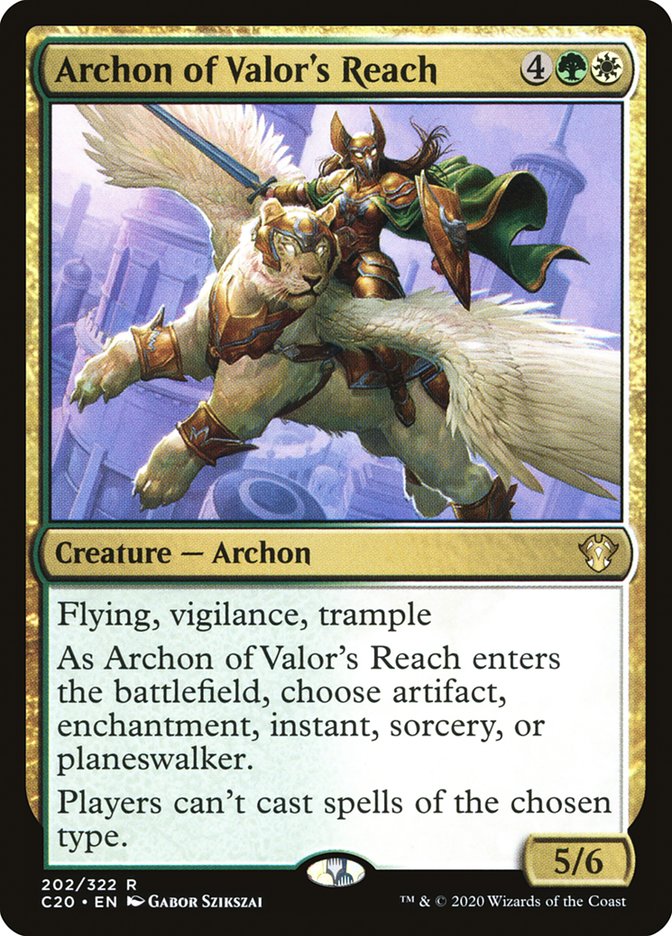 Archon of Valor's Reach [Commander 2020] | Exor Games Truro