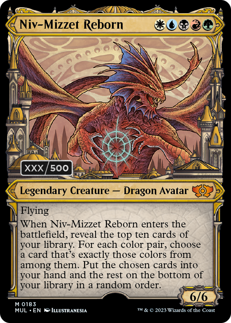 Niv-Mizzet Reborn (Serialized) [Multiverse Legends] | Exor Games Truro