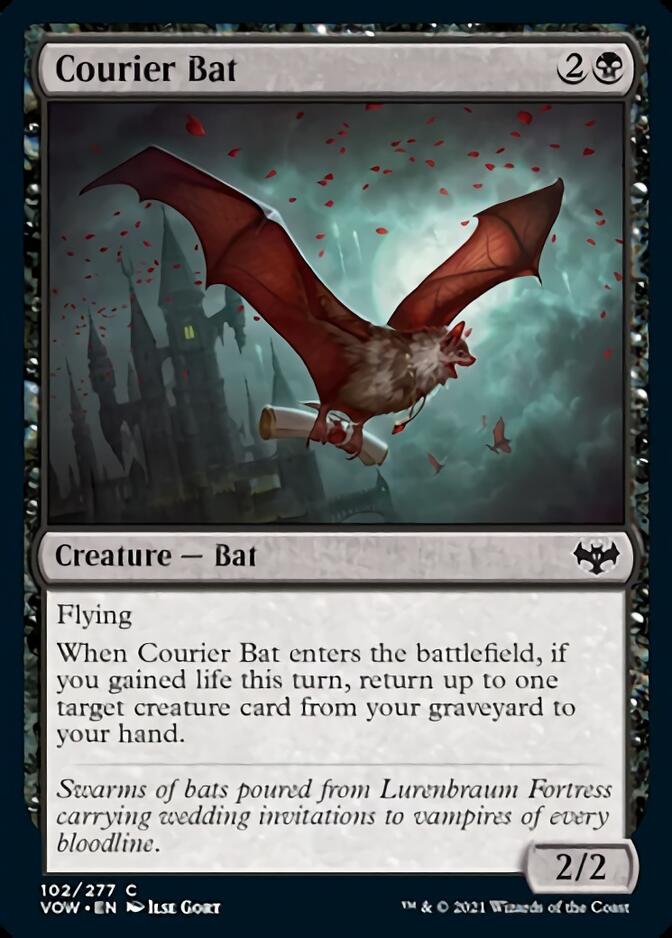 Courier Bat [Innistrad: Crimson Vow] | Exor Games Truro