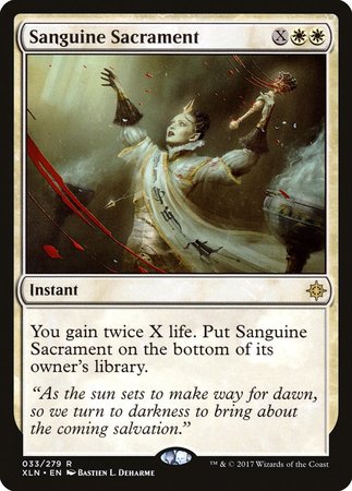 Sanguine Sacrament [Ixalan] | Exor Games Truro