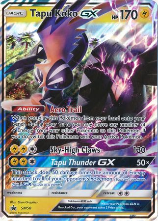 Tapu Koko GX (SM50) (Jumbo Card) [Sun & Moon: Black Star Promos] | Exor Games Truro