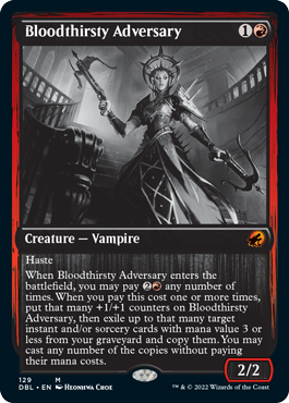 Bloodthirsty Adversary [Innistrad: Double Feature] | Exor Games Truro