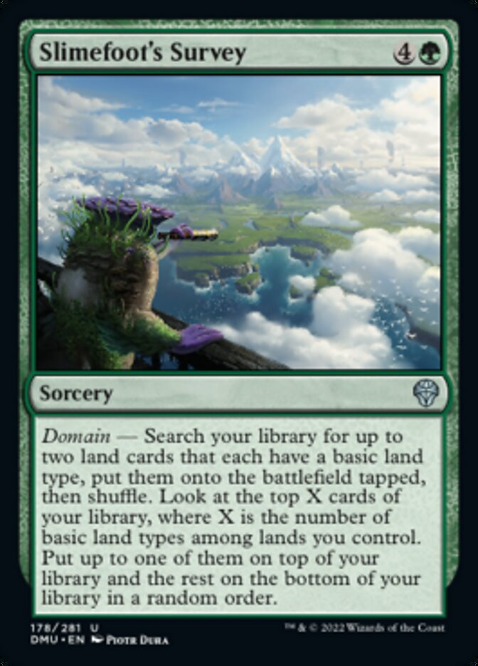 Slimefoot's Survey [Dominaria United] | Exor Games Truro