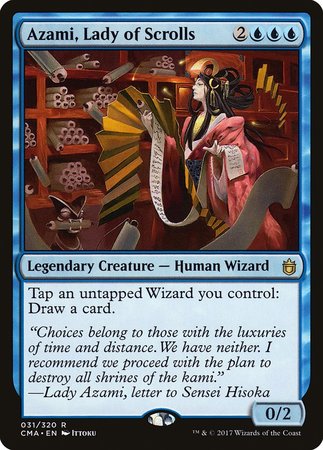Azami, Lady of Scrolls [Commander Anthology] | Exor Games Truro